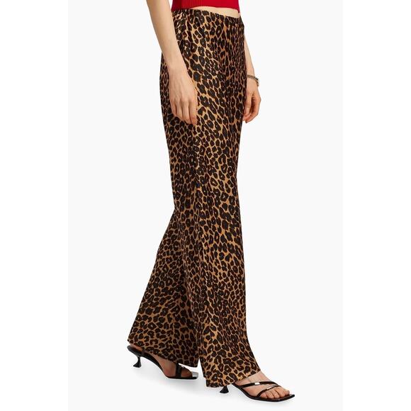 Reformation Gale Satin Mid-Rise Bias Pants MSRP $198 - Picture 4 of 5